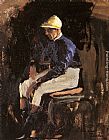 A Portrait of Joe Childs, the Rothschild's Jockey by John Lavery
